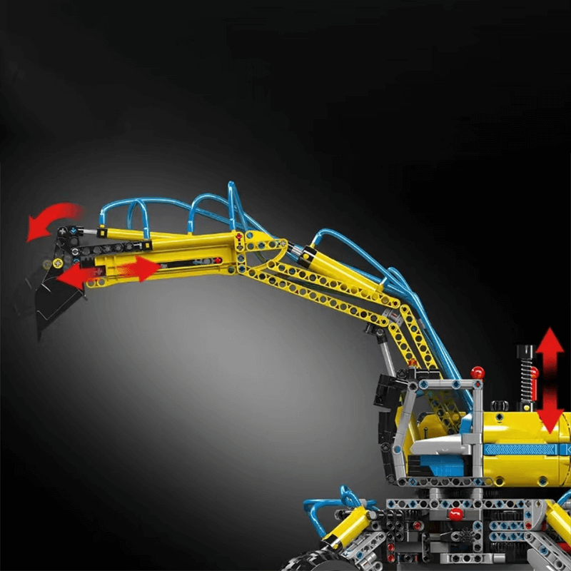 Pneumatic All-Terrain Excavator 1391pcs mySite