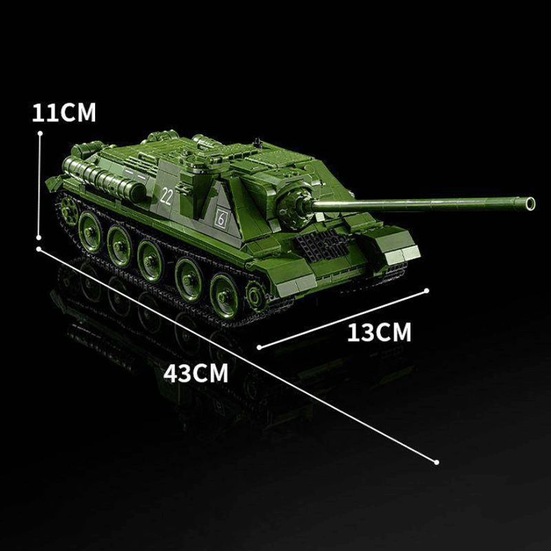 Remote Controlled SU-100 Tank Destroyer 1700pcs mySite