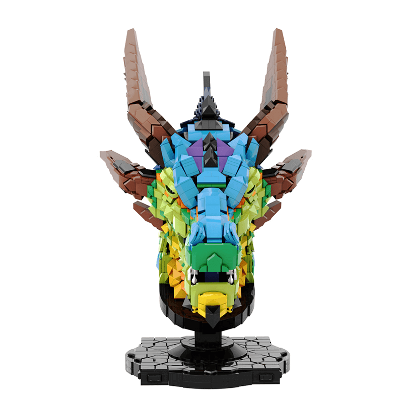 Rainbow Dragon Head 2581pcs mySite