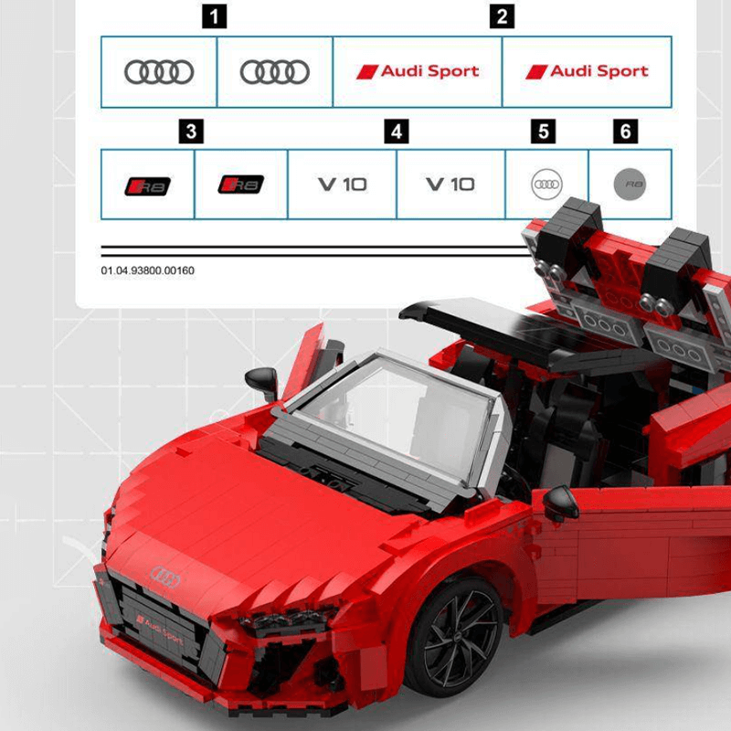 Audi R8 Spyder 1439pcs mySite