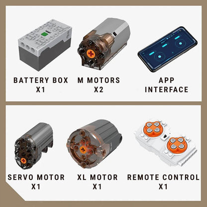 Remote-Controlled Missile Launcher Truck 3593Pcs - RBrickstem®