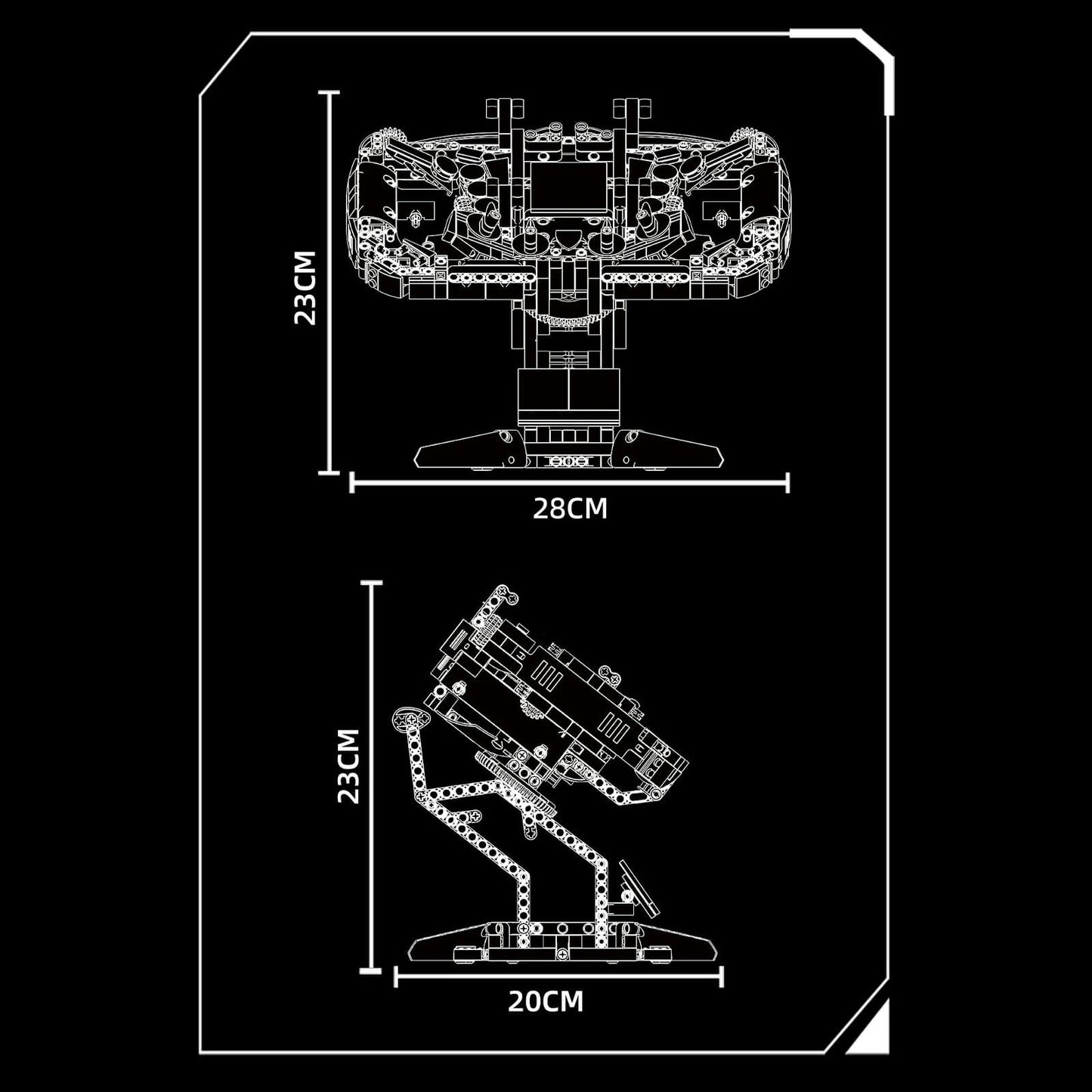 1:1 Italian Bull Racing Steering Wheel 866Pcs - RBrickstem®