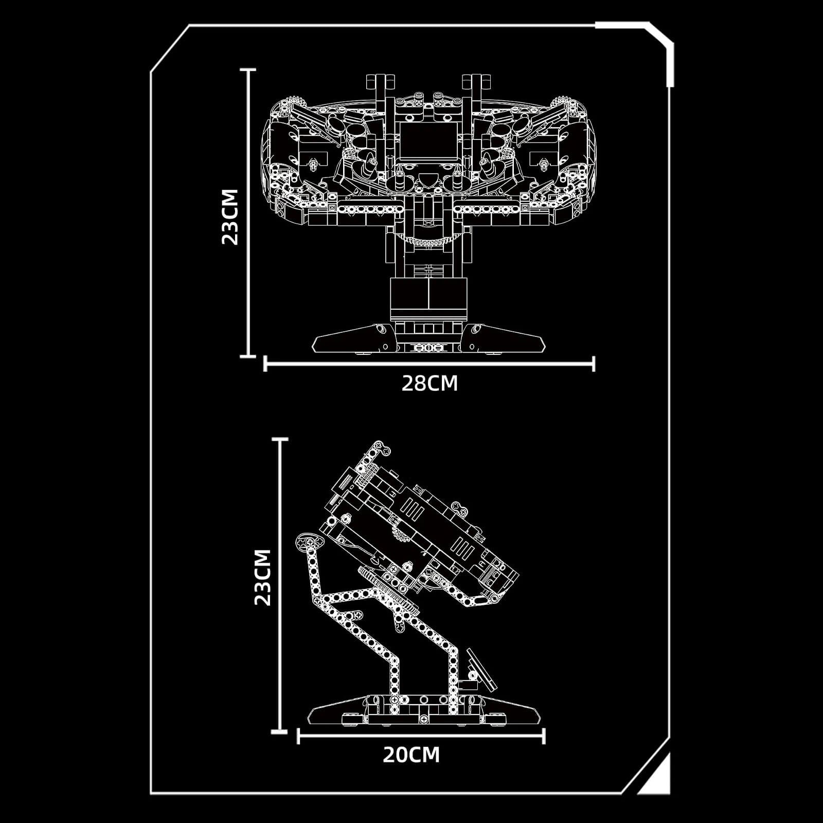 1:1 Italian Bull Racing Steering Wheel 866Pcs - RBrickstem®