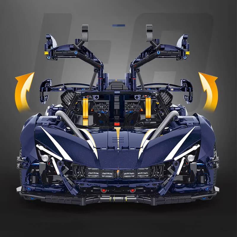 Midnight Edition "Intense Emotion" Hypercar 3655Pcs - RBrickstem®