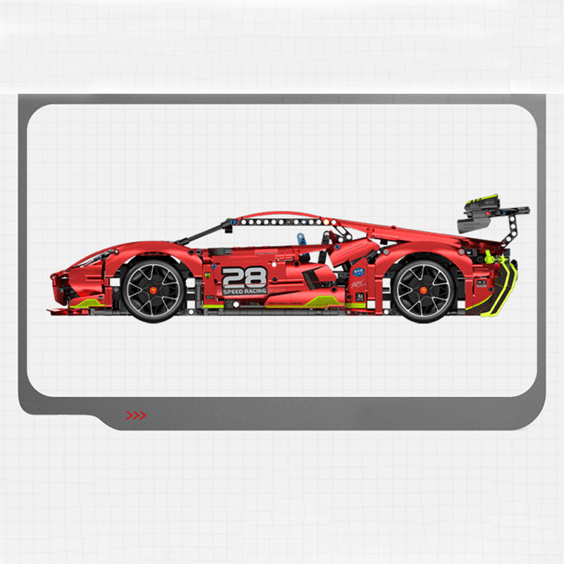 Drifting Satin Red Hypercar 2201pcs mySite