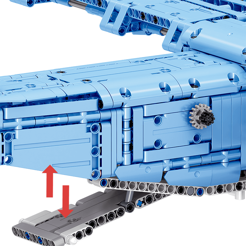 Y9 Transport Aircraft 1855pcs - RBrickstem®