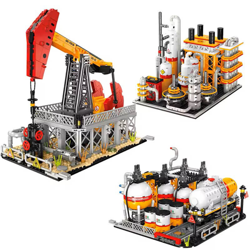 Industrial Oil Refinery Complex 2140Pcs - RBrickstem®