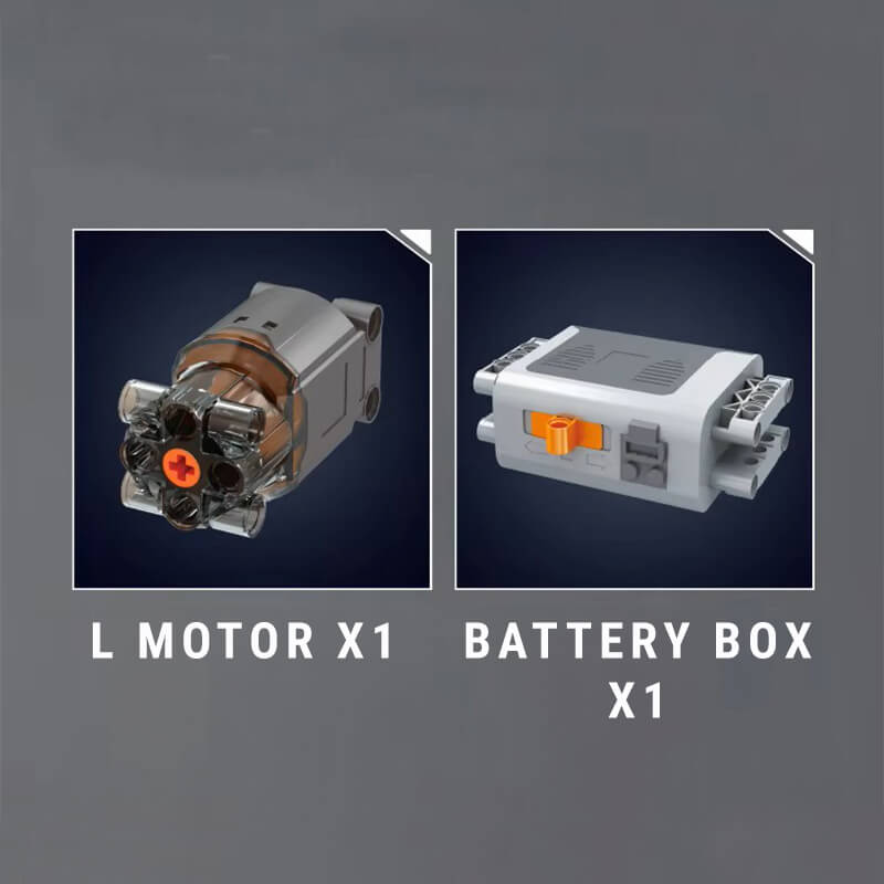 Motorised Rotary Engine 1129Pcs - RBrickstem®