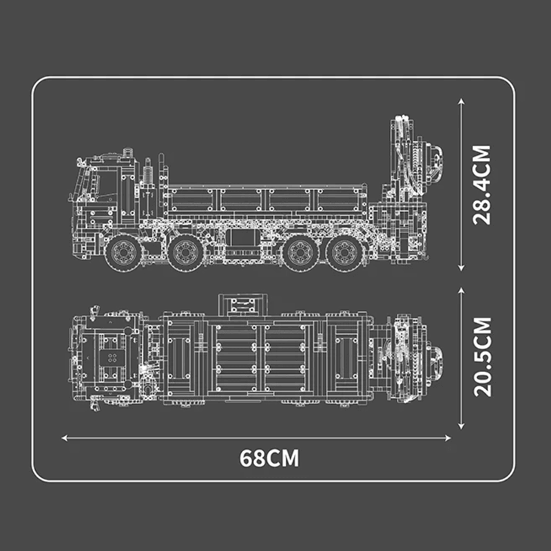 Remote Controlled Crane Truck 4011pcs mySite