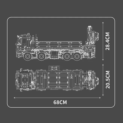 Remote Controlled Crane Truck 4011pcs mySite