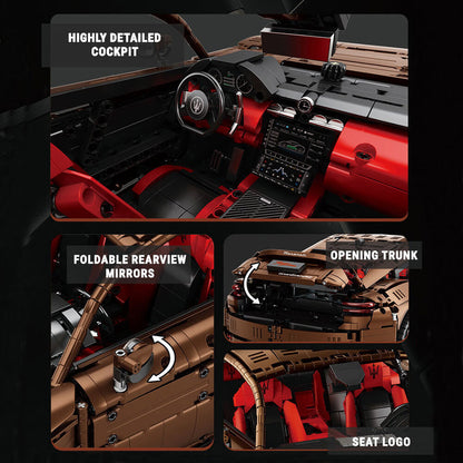 Limited Edition Bronze Maserati GranTurismo 5479PCS - RBrickstem®