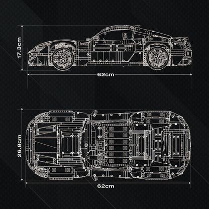 Limited Edition Bronze Maserati GranTurismo 5479PCS - RBrickstem®