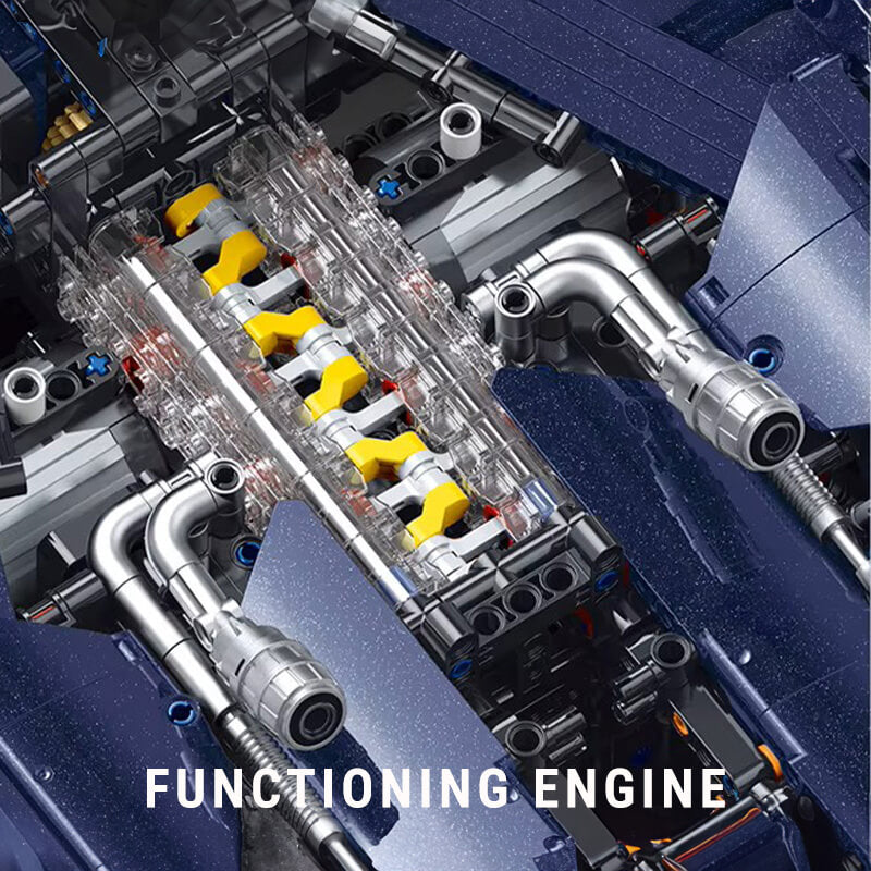 Midnight Edition "Intense Emotion" Hypercar 3655Pcs - RBrickstem®