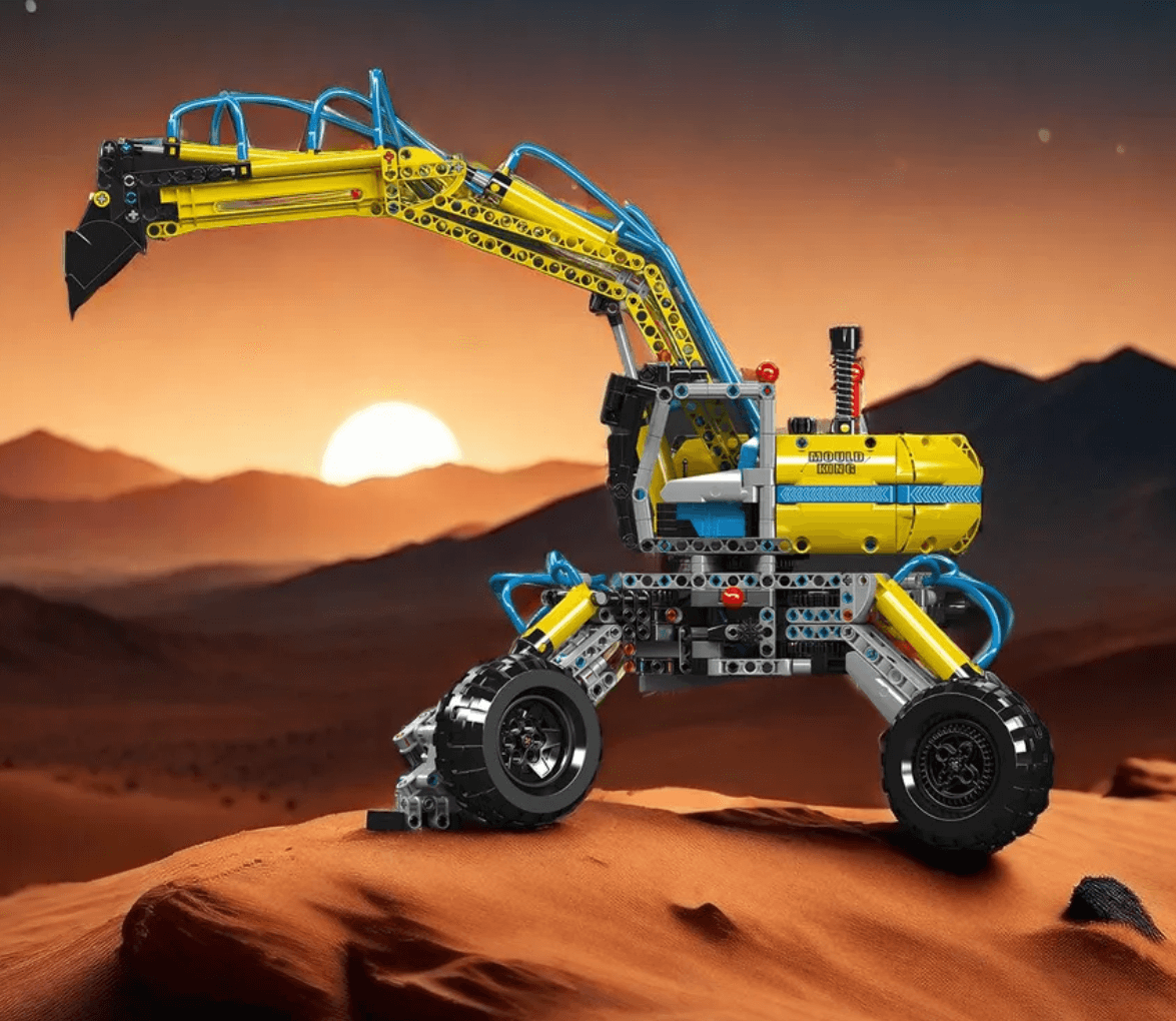 Pneumatic All-Terrain Excavator 1391pcs mySite