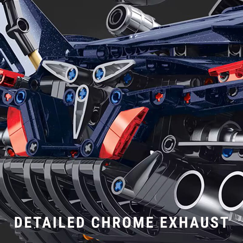 Midnight Edition "Intense Emotion" Hypercar 3655Pcs - RBrickstem®