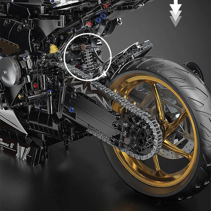 German Performance Bike Model 2044pcs 1:5 Scale - RBrickstem®