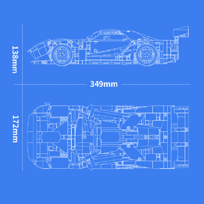 Remote Controlled Race Spec GT Hypercar 1256PCS mySite