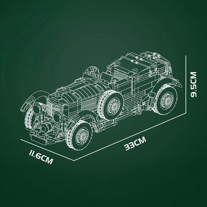 1929 British Racing Car 1146Pcs - RBrickstem®