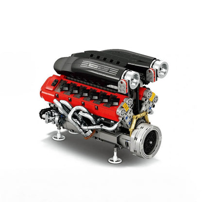 Legendary Prancing Horse V12 Engine 1239Pcs - RBrickstem®