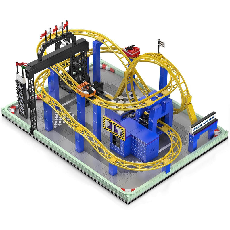 Motorised Roller Coaster 1706PCS - RBrickstem®