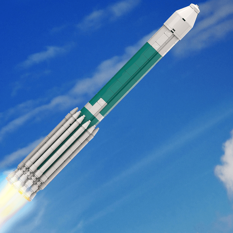 Delta II with MER Rover 414pcs mySite