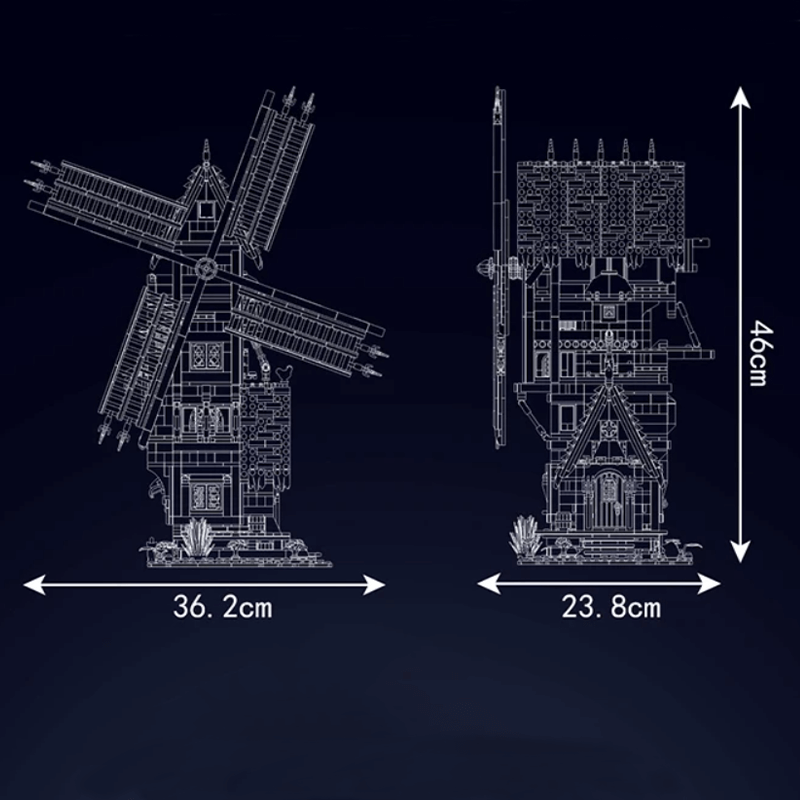 Middle Ages Windmill 1583pcs mySite