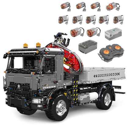 Remote-Controlled Construction Crane Truck 3766PCS - RBrickstem®