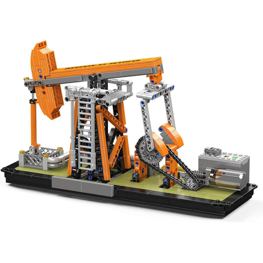 Motorised Mechanical Oil Rig 839PCS - RBrickstem®