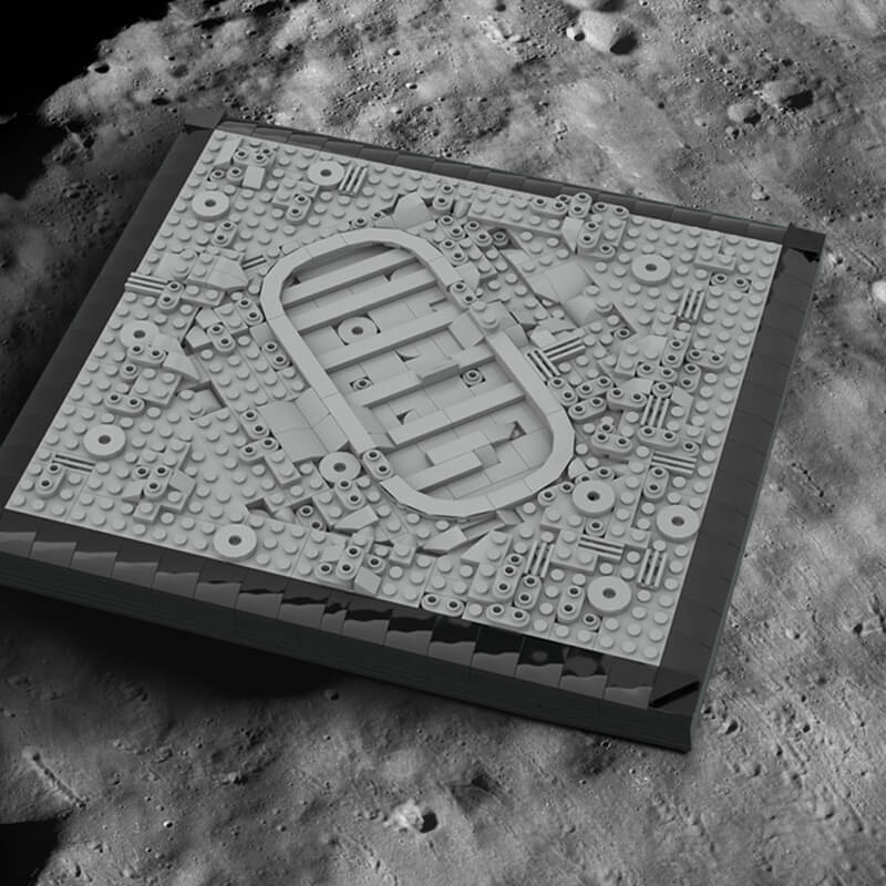 Footprint on the Moon 665pcs mySite