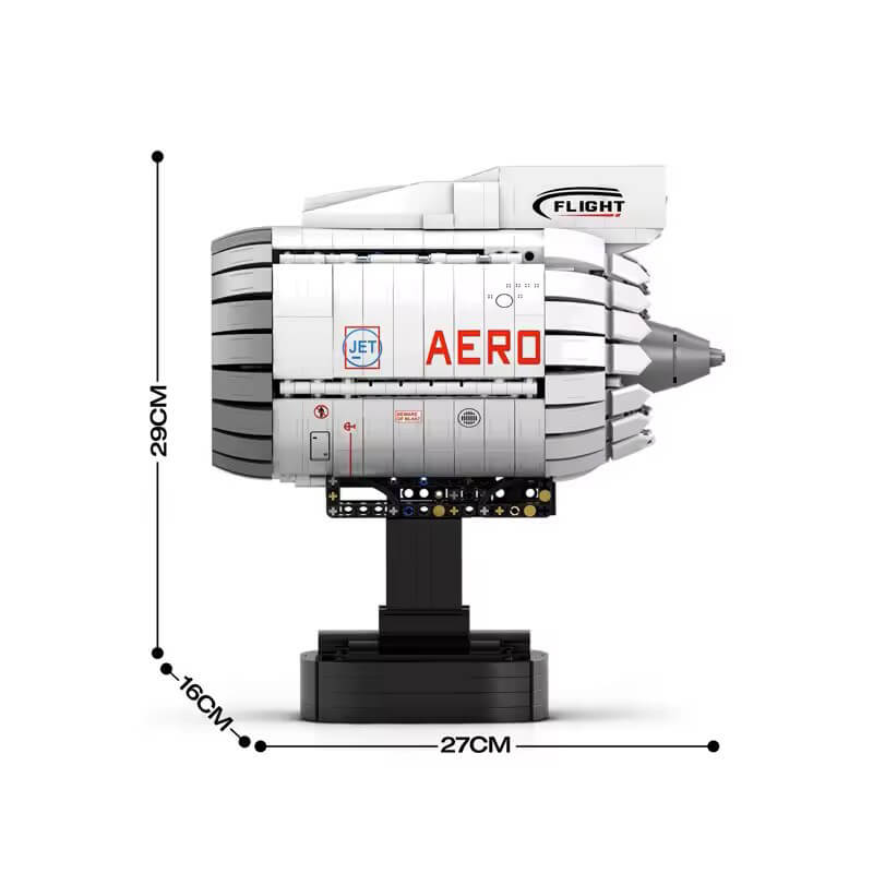 Aircraft Jet Turbine 1785Pcs - RBrickstem®