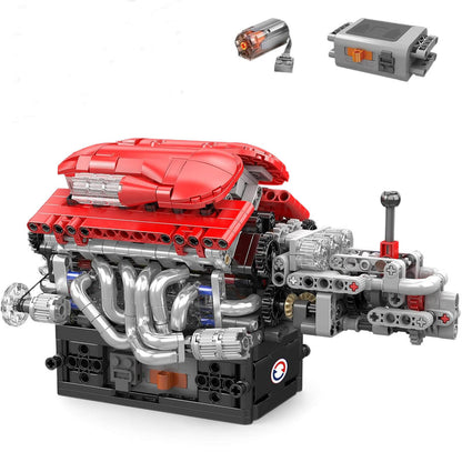 Naturally Aspirated V12 Italian Engine 862PCS - RBrickstem®