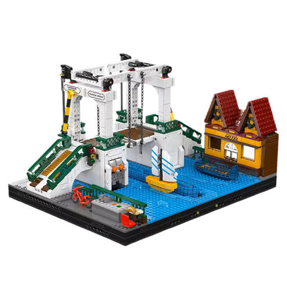 Motorised Nordic Town Drawbridge 2065PCS - RBrickstem®