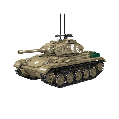 Remote Controlled M24 Chaffee Tank 931pcs - RBrickstem®