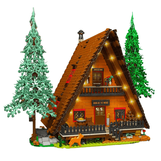 Wooden Cabin In The Woods 3397pcs mySite