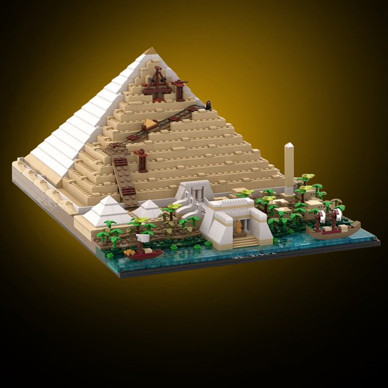 Building Of The Great Pyramid 1467pcs mySite