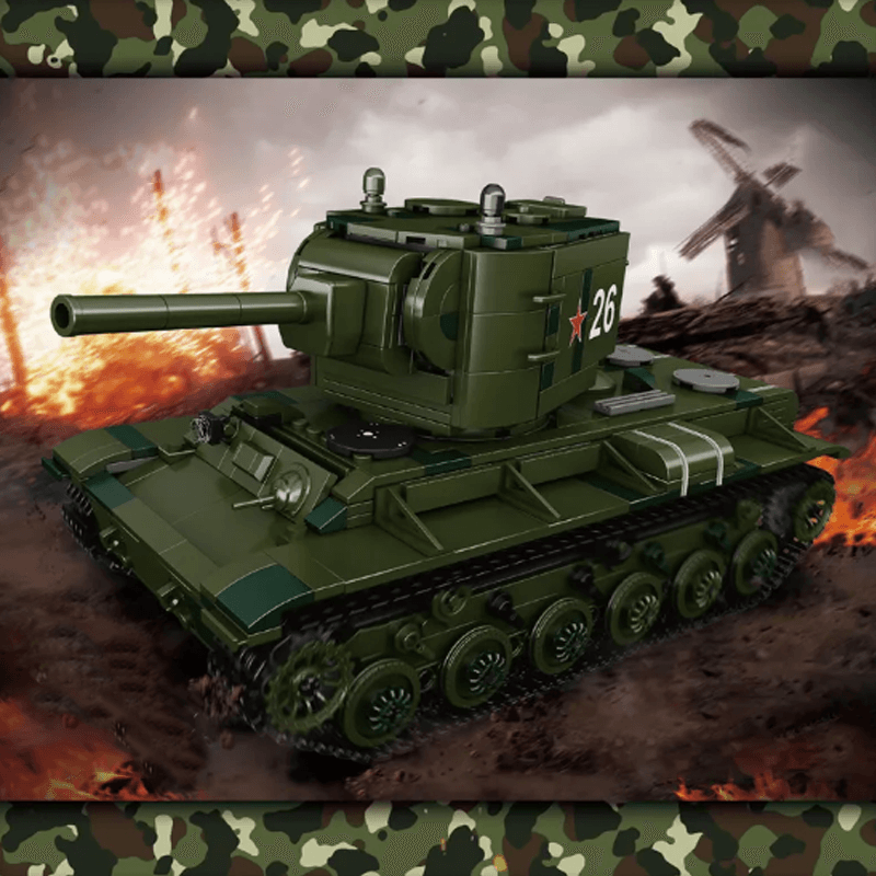 Remote controlled KV-2 tank 897pcs mySite