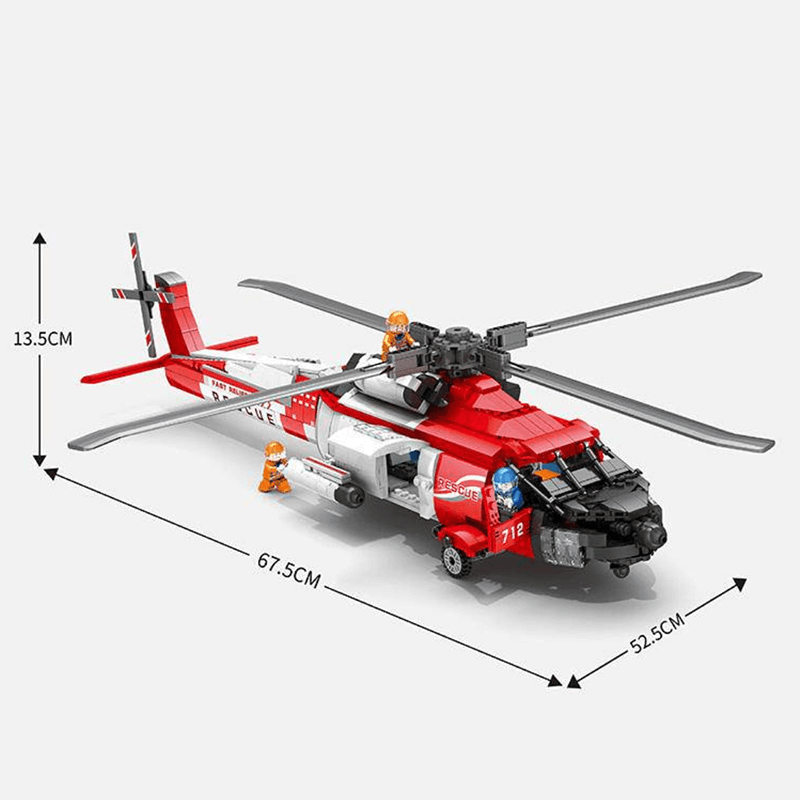 HH-60J Search And Rescue Aircraft 1136pcs mySite