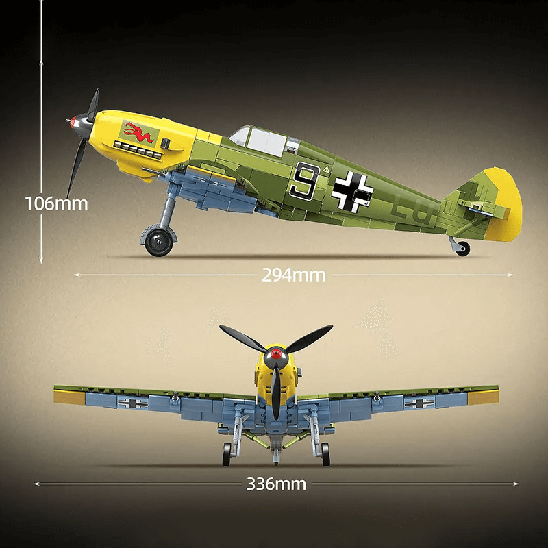 Messerschmitt Bf 109 630pcs - RBrickstem®