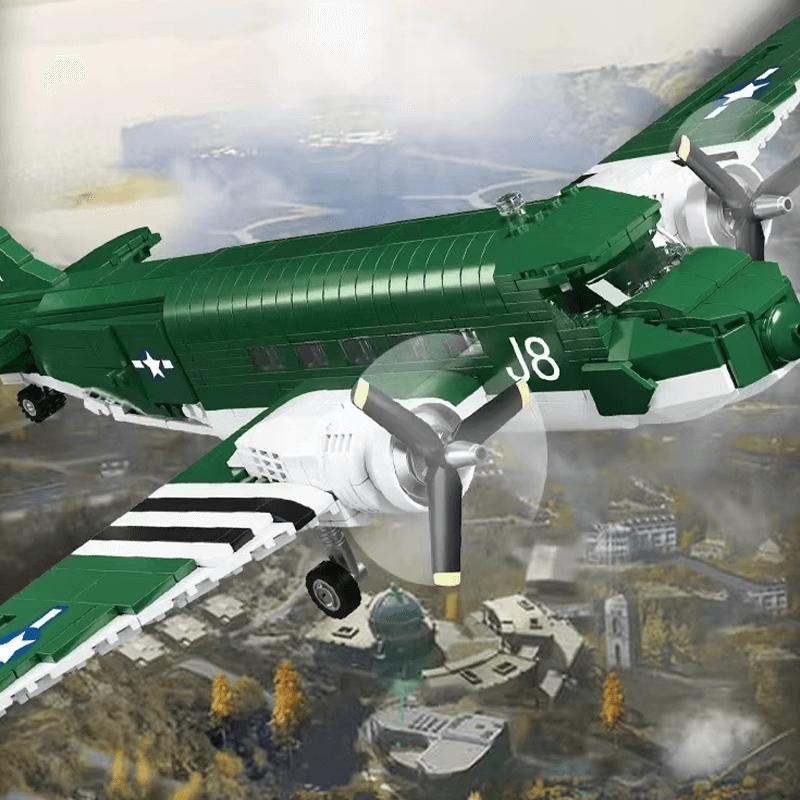 C47 Transport Aircraft 865pcs - RBrickstem®