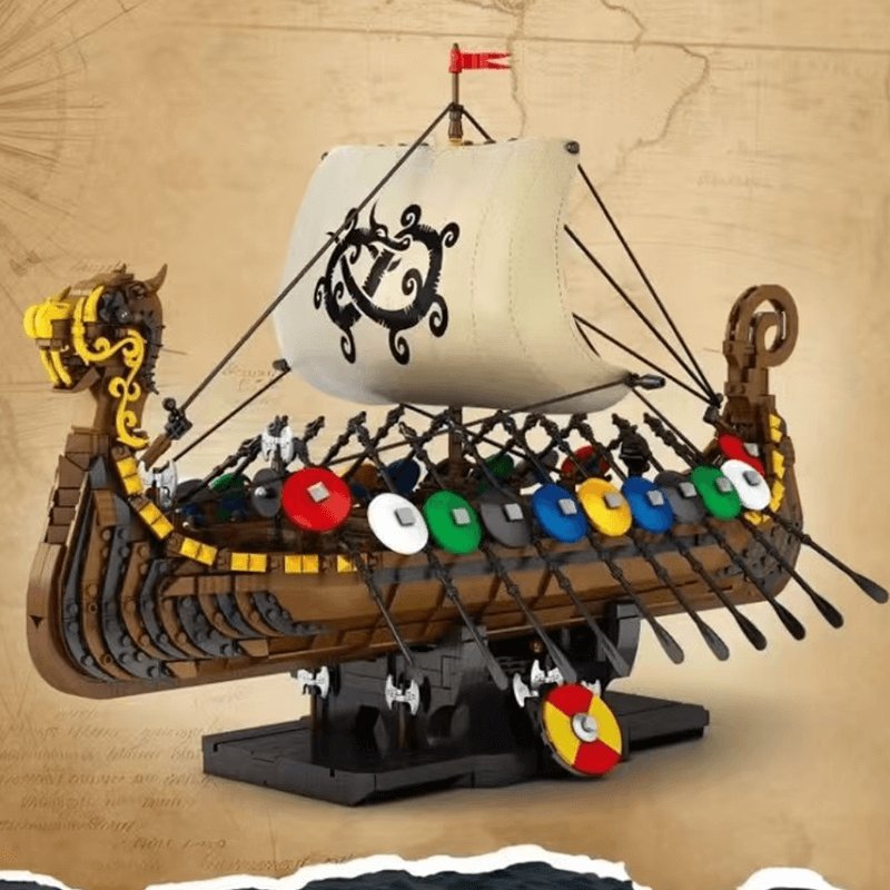 Viking Longship 2546pcs RBrickstem®