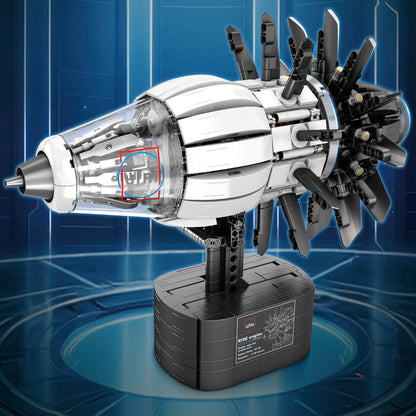 Motorised Aircraft Engine 1350Pcs - RBrickstem®