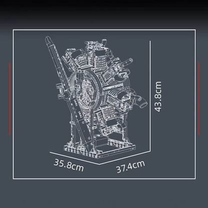 The Ultimate Radial Aircraft Engine 3088Pcs - RBrickstem®