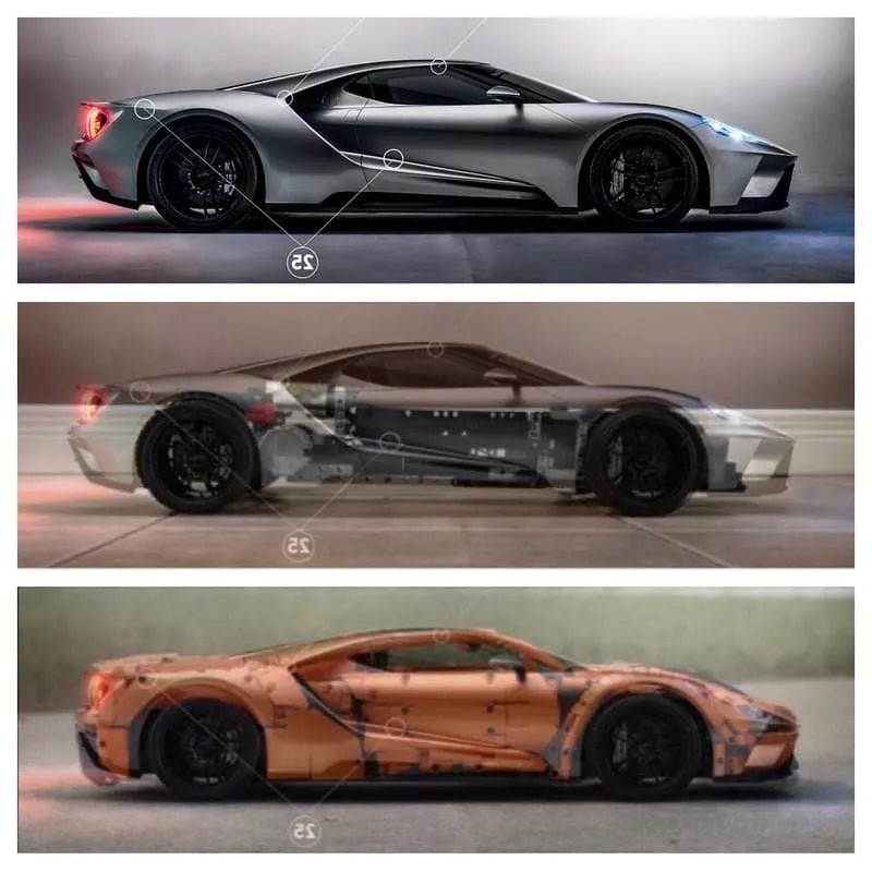 2020 GT Sports Car 2774pcs - RBrickstem®