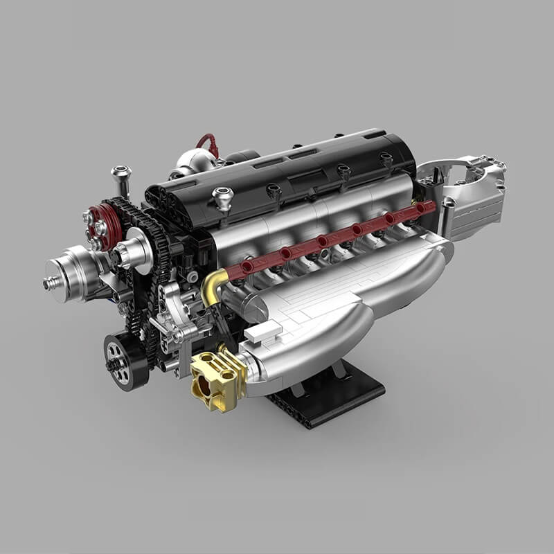 Single Turbo Japanese Inline 6 Engine 973Pcs