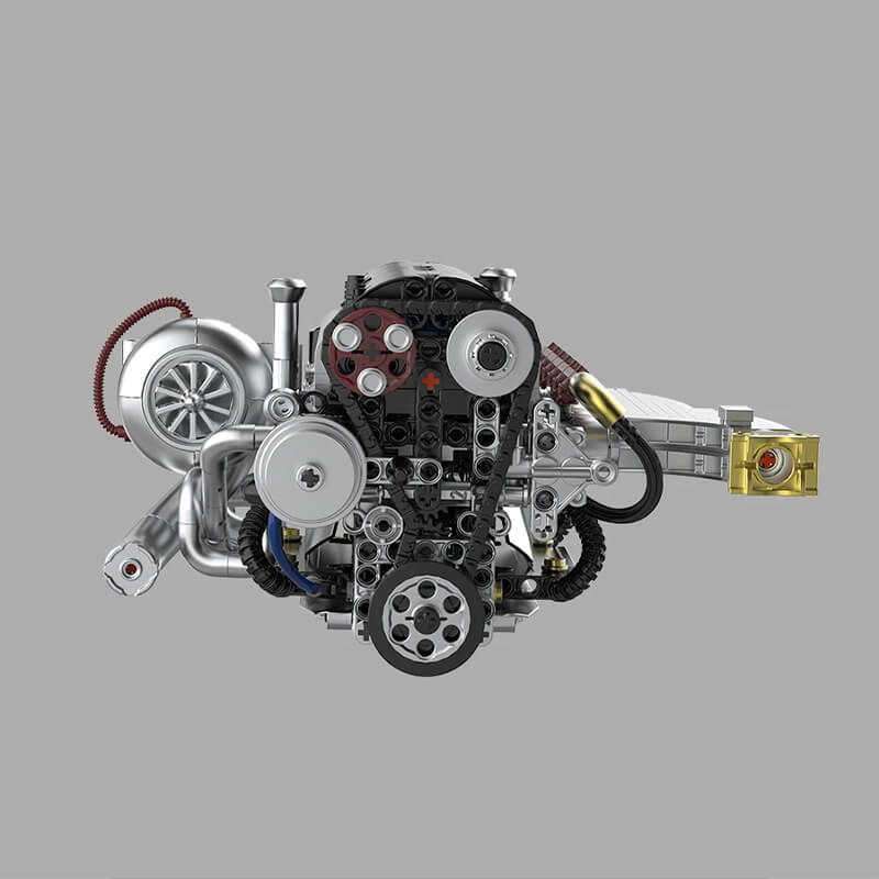 Single Turbo Japanese Inline 6 Engine 973Pcs