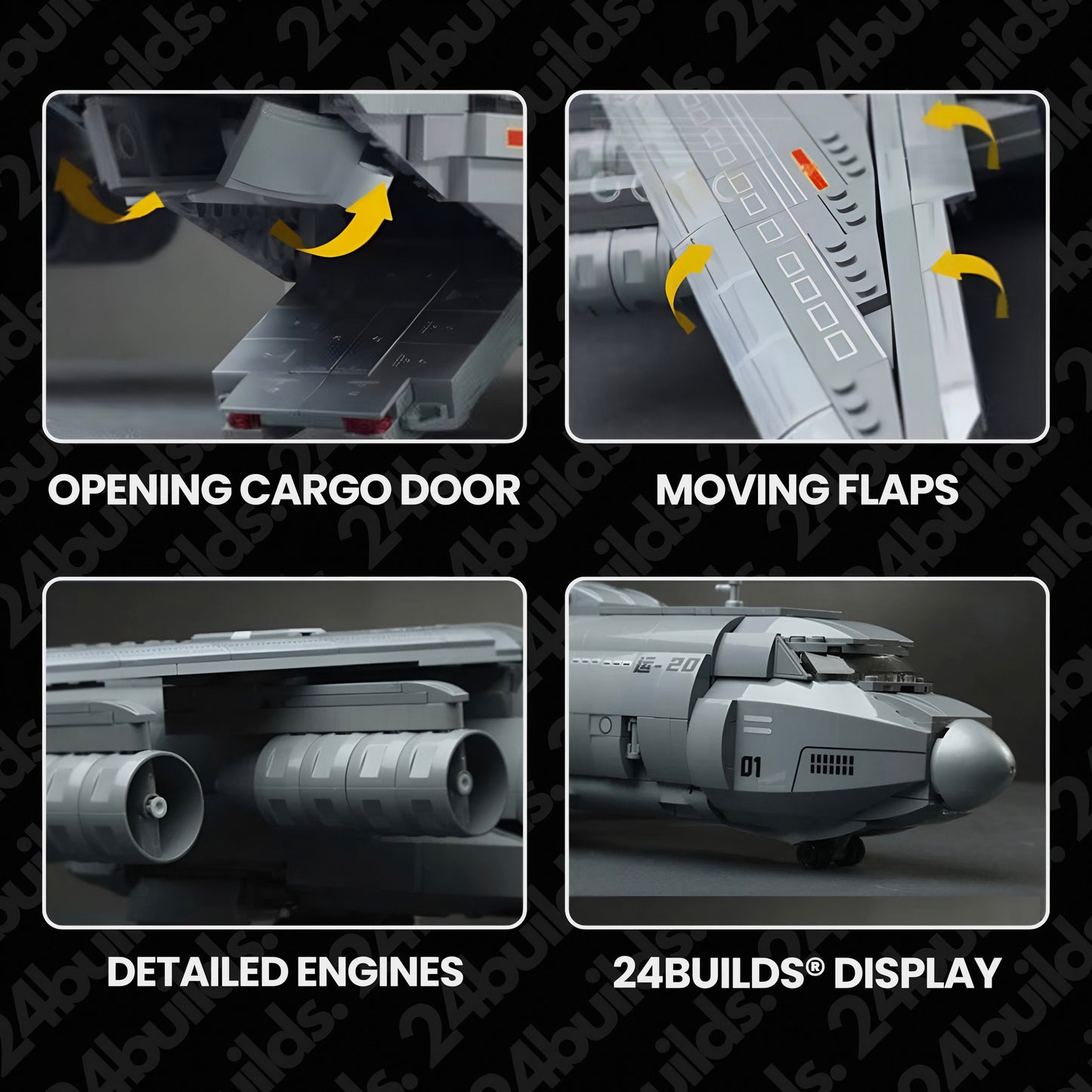 Xi'an Y-20 Cargo Plane | 1736pcs