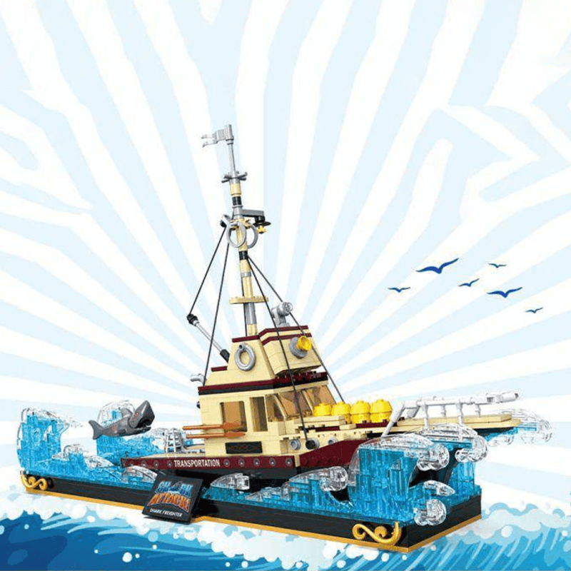 Ship at Sea Sculpture 1108pcs mySite