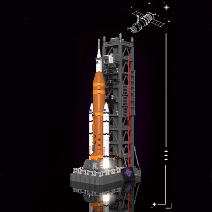 Moon landing: SLS Space Launch System 907pcs mySite