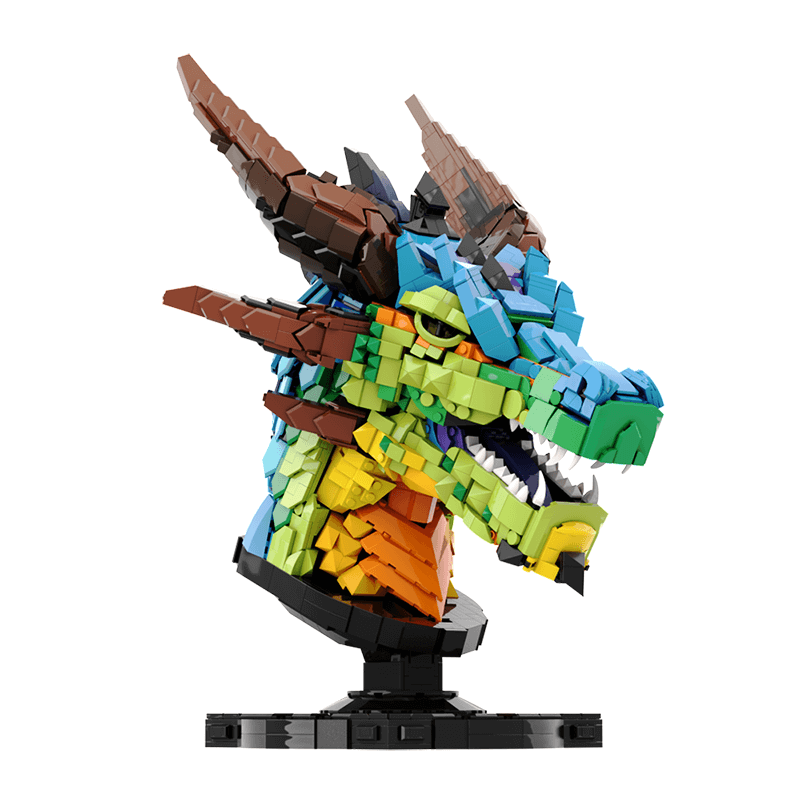 Rainbow Dragon Head 2581pcs mySite