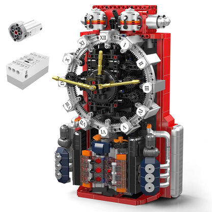 Motorised Cyberpunk Mechanical Clock 1600PCS - RBrickstem®